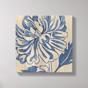 Indigo Mum Canvas Afdruk