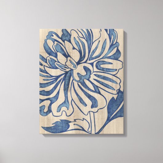 Indigo Mum Canvas Afdruk (Voorkant)