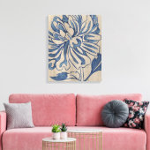 Indigo Mum Canvas Afdruk (Insitu (Woonkamer))