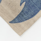 Indigo Mum Fleece Deken (Hoek)