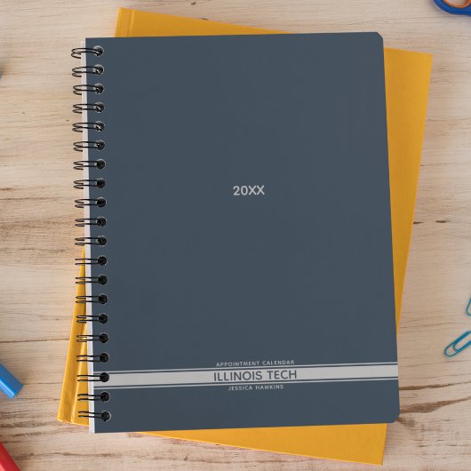 Indigo Navy Bleu Bleu Basse Stripe Spiral hebdomad