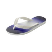 Indigo oceaanblauw kinder teenslippers (Schuin)
