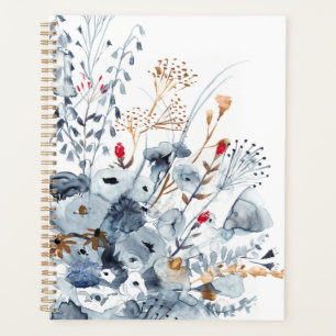 Indigo & Ochre - Waterverf Flowers Planner