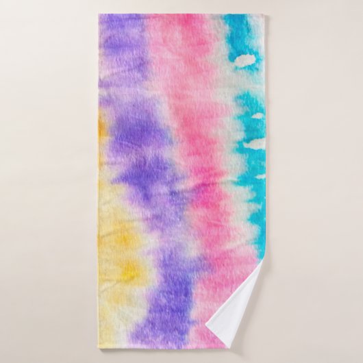 Indigo Old Dirty Wall. Dye Bohemian. Jaune (Serviette de bain)