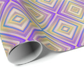 Indigo Paars Alternative Diamond Pattern Cadeaupapier (Rol Hoek)