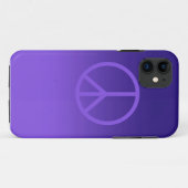 Indigo Paarse Vredesbord Case-Mate iPhone Case (Achterkant (horizontaal))