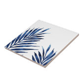 Indigo Palm Fronds Tegeltje (Zijkant)