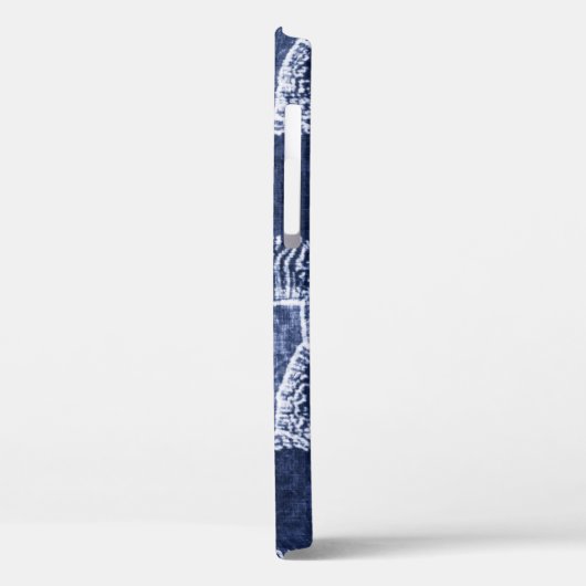 Indigo Patchwork: gestructureerde gecontroleerde e Case-Mate iPhone Case (Achterkant / Links)