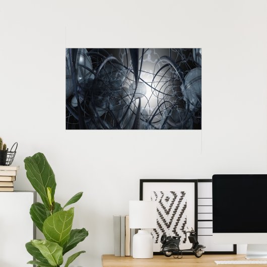 Indigo Perception Poster (Thuiskantoor)