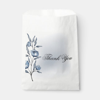 Indigo Romance Wedding Favor Bags Bedankzakje
