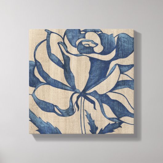 Indigo Roos Canvas Afdruk (Voorkant)