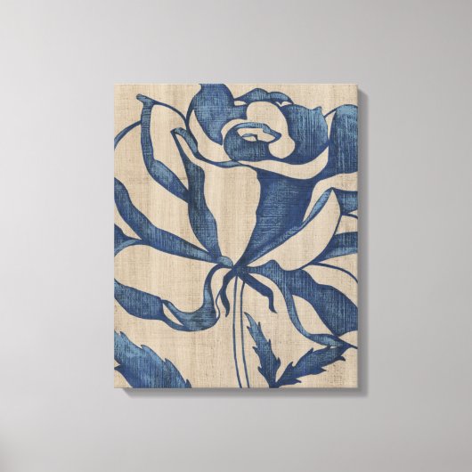 Indigo Roos Canvas Afdruk (Voorkant)