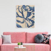 Indigo Roos Canvas Afdruk (Insitu (Woonkamer))