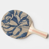 Indigo Roos Tafeltennisbatje (Zijkant)