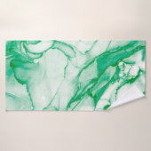 Indigo Round. Teinture à tarte bohémienne. Psyched (Serviette de bain)