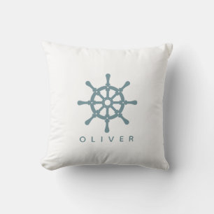 Indigo Scheepswad Decoratief Kussen