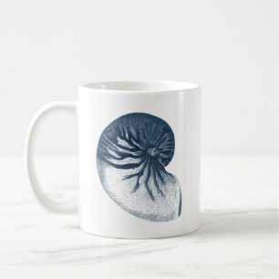 Indigo Shark Eye Seashell Koffiemok