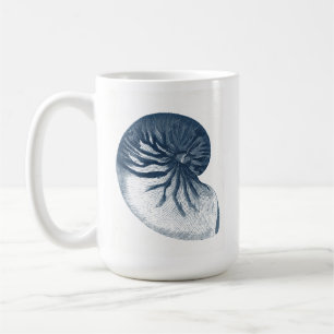 Indigo Shark Eye Seashell Koffiemok