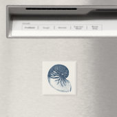 Indigo Shark Eye Seashell Magneet (Insitu (Vaatwasser))