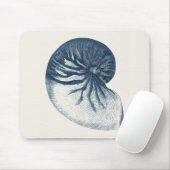 Indigo Shark Eye Seashell Muismat (Met muis)