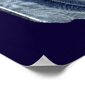 Indigo Shells I Poster (Hoek)