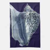 Indigo Shells I Theedoek (Verticaal)