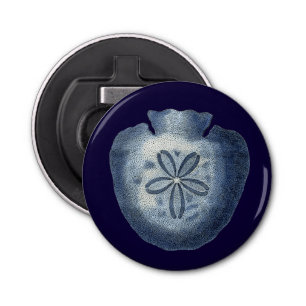 Indigo Shells III Button Flesopener