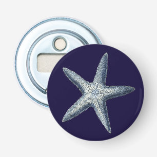 Indigo Shells IV Button Flesopener