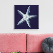 Indigo Shells IV Canvas Afdruk (Insitu (Woonkamer))