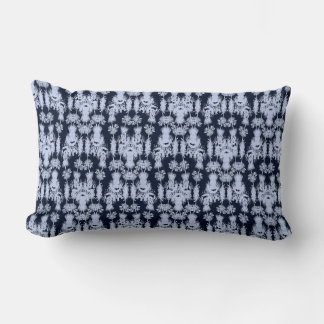 Indigo Shibori kussen: getextureerde kleurstofdrom Kussen