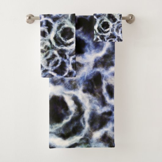 indigo shibori recyclé : (En situation)