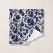 indigo shibori recyclé : (Gant de toilette)