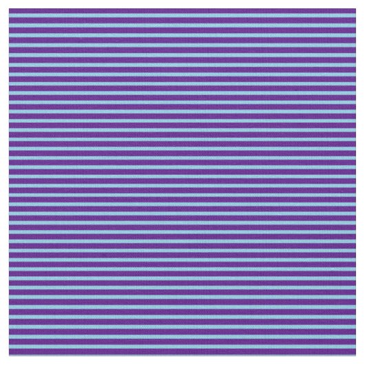Indigo & Sky Blue Colour Pattern Stof (Close Up)