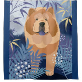 INDIGO soepel chow douchegordijn (Voorkant)