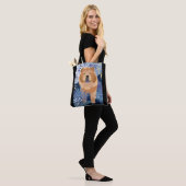 INDIGO soepele chow tas en cross body tas (Op model)