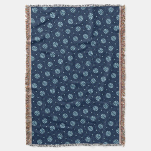 Indigo Spirit: Boho Afrikaanse Geometrie Deken
