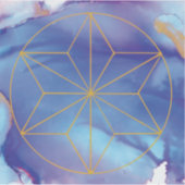 Indigo star sticker (Voorkant)