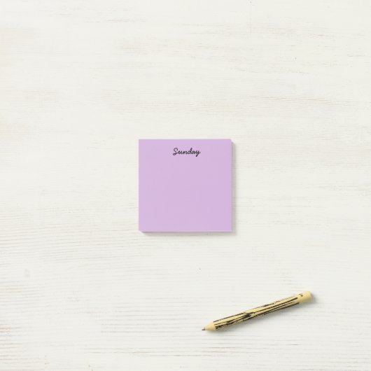 Indigo Sunday Post-it® Notes (Op bureau)