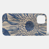 Indigo Sunflower Case-Mate iPhone Case (Achterkant (horizontaal))