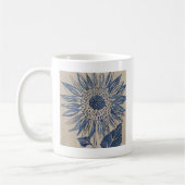 Indigo Sunflower Koffiemok (Links)
