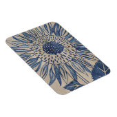 Indigo Sunflower Magneet (Rechterzijde)