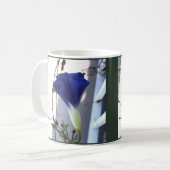 Indigo Swirl Winde Koffiemok (Voorkant links)