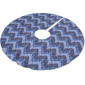 Indigo Tangram Tree Skirt Kerstboom Rok (Gekanteld)