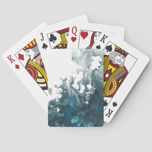 Indigo Tempest Pokerkaarten (Achterkant)