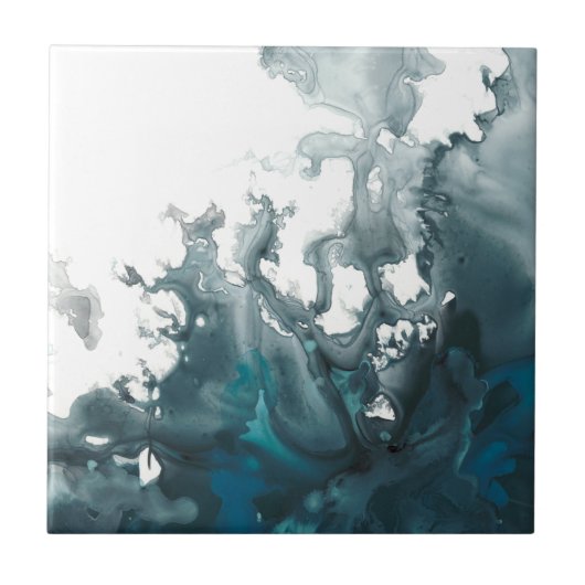 Indigo Tempest Tegeltje (Voorkant)