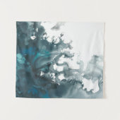 Indigo Tempest Wandkleed (Voorkant (horizontaal))