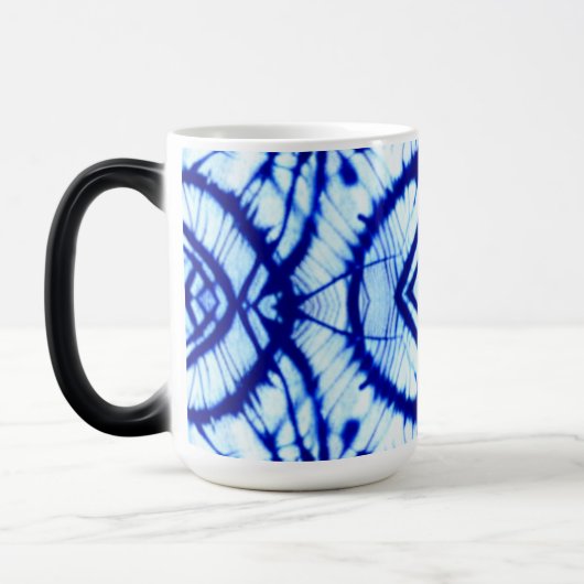 Indigo Tie Dye Magie Mug (Gauche)