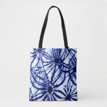 Indigo Tie Dye Tassen Tas