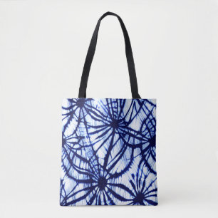 Indigo Tie Dye Tassen Tas
