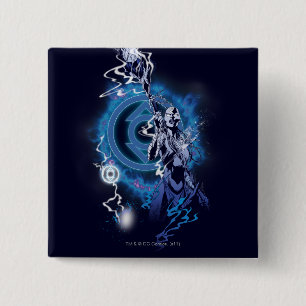 Indigo Tribe 11 Vierkante Button 5,1 Cm